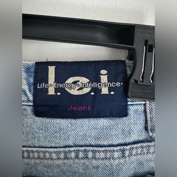 Vtg 90s LEI Embellished Denim Y2K Club Bratz Doll Skater Flare Bootcut Jeans 32” - Picture 5 of 11